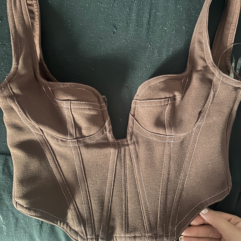 House of CB Mae Brown Corset Top
PRICED TO SELL